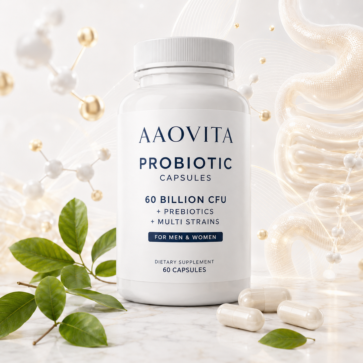 AAOVITA Probiotic Capsules with botanicals