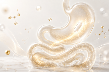 Probiotic capsule protected in the stomach